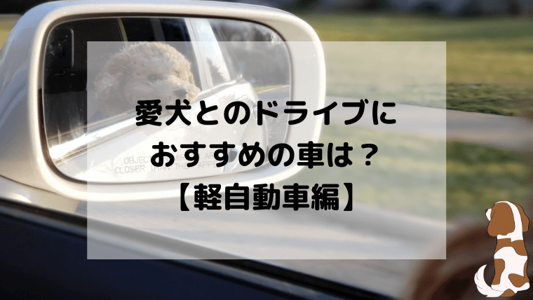 22年 愛犬とのドライブにおすすめの車は 維持費を安くしたいならこれ 軽自動車編 ホビラジ